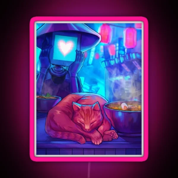 Cool Stray RGB Neon Sign
