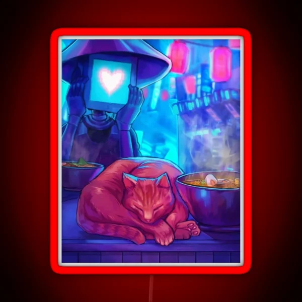 Cool Stray RGB Neon Sign