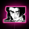 Eye-catching Initial D themed neon sign with vibrant RGB lighting.