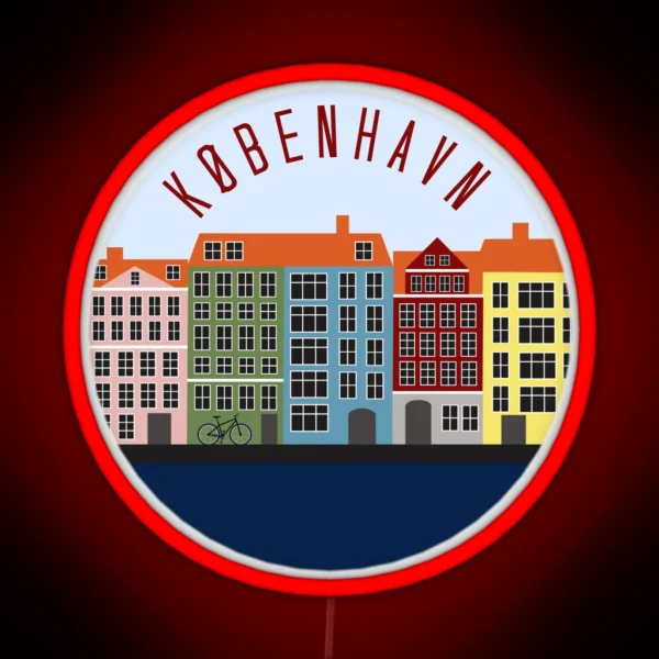 Copenhagen Sitcker RGB Neon Sign