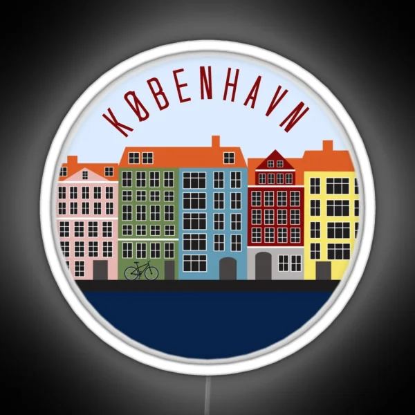 Copenhagen Sitcker RGB Neon Sign