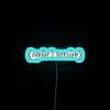 Taylors Version Dark Green Neon Sign with Distressed Edgy Vibes