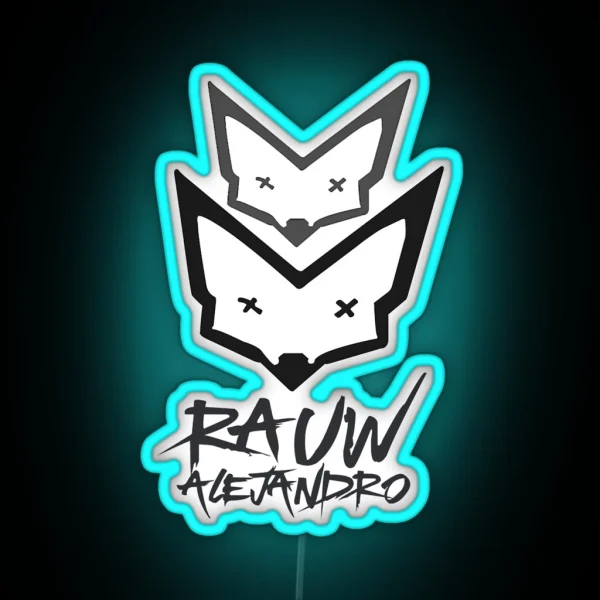 Copy Of Fan Art Rauw Alejandro Rawn Alejandro RGB Neon Sign