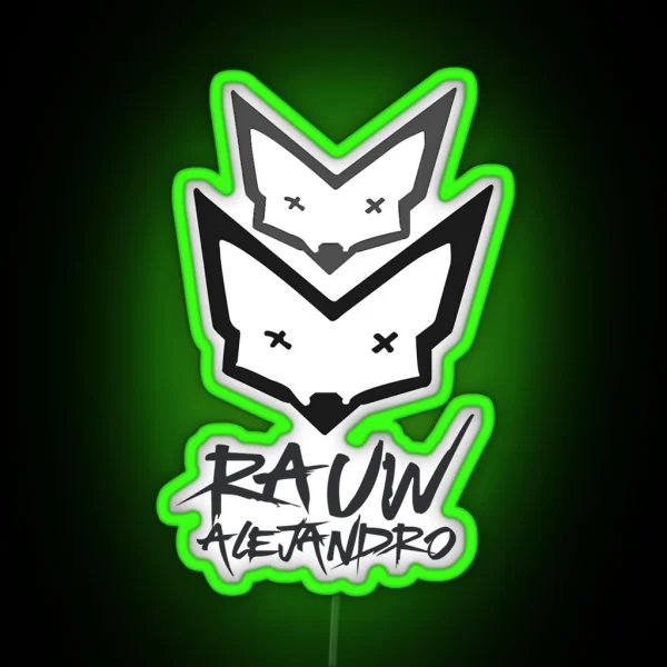 Copy Of Fan Art Rauw Alejandro Rawn Alejandro RGB Neon Sign
