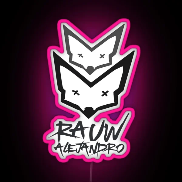 Copy Of Fan Art Rauw Alejandro Rawn Alejandro RGB Neon Sign