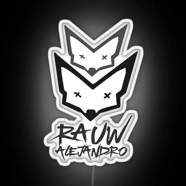 Copy Of Fan Art Rauw Alejandro Rawn Alejandro RGB Neon Sign
