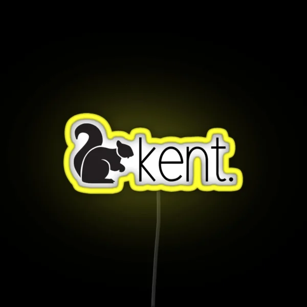 Copy Of Kent Black Squirrel RGB Neon Sign