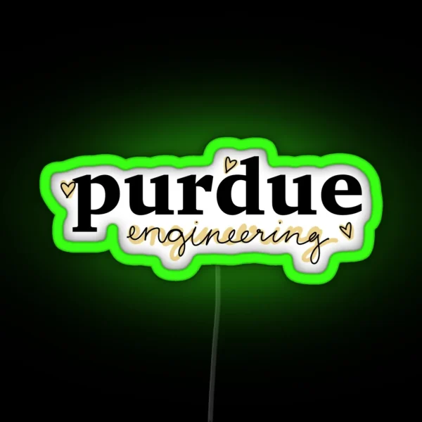 Copy Of Purdue Engineering RGB Neon Sign