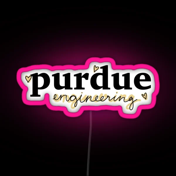 Copy Of Purdue Engineering RGB Neon Sign