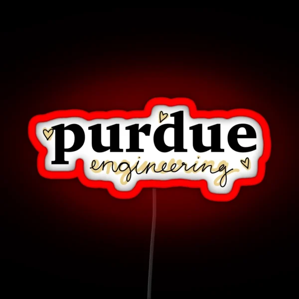 Copy Of Purdue Engineering RGB Neon Sign