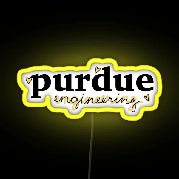 Copy Of Purdue Engineering RGB Neon Sign