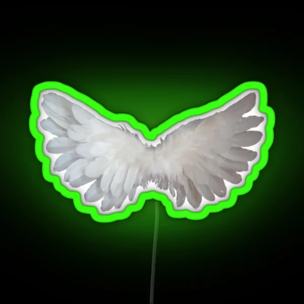 Coquette Angel Wings RGB Neon Sign