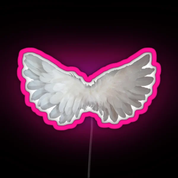 Coquette Angel Wings RGB Neon Sign