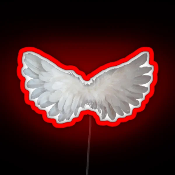 Coquette Angel Wings RGB Neon Sign