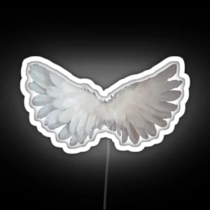 Coquette Angel Wings RGB Neon Sign