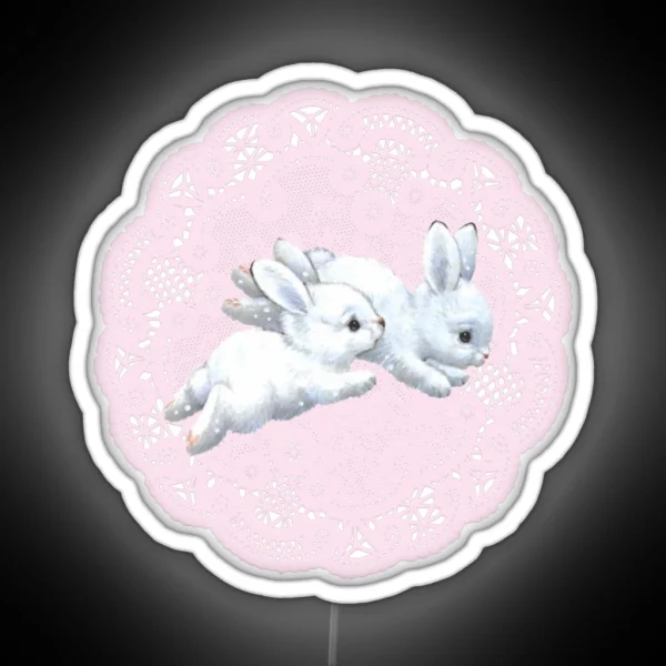Coquette Bunny RGB Neon Sign