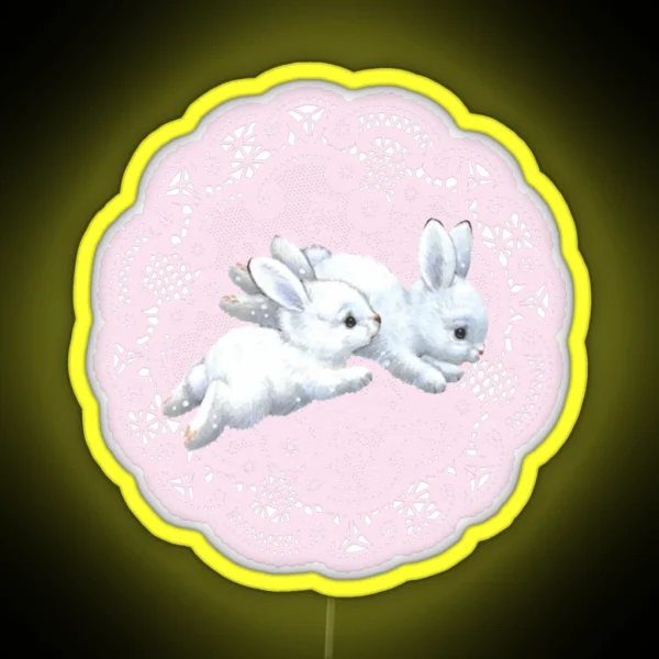 Coquette Bunny RGB Neon Sign