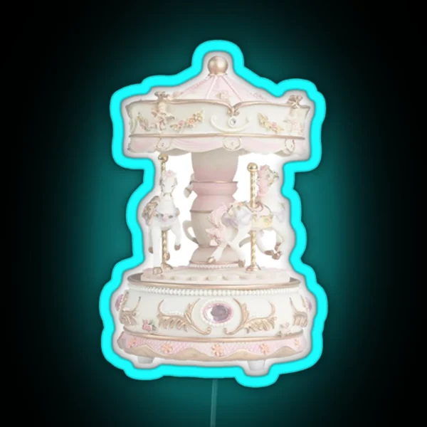 Coquette Carousel RGB Neon Sign