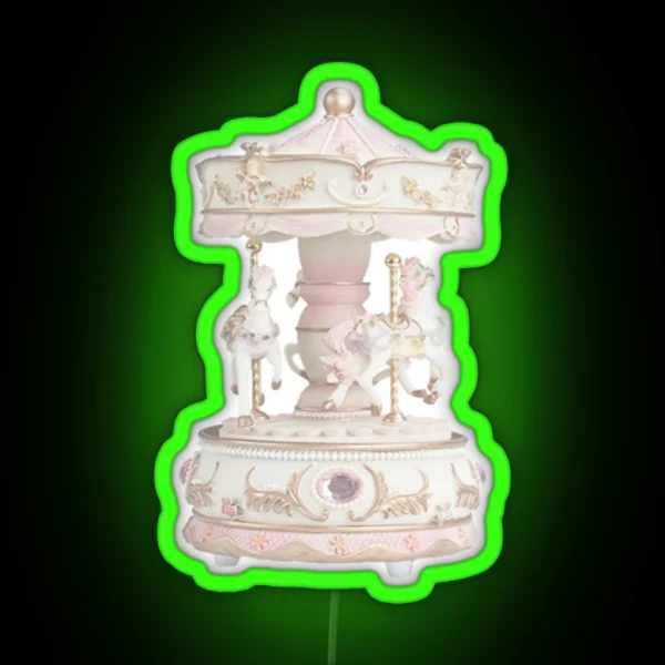 Coquette Carousel RGB Neon Sign