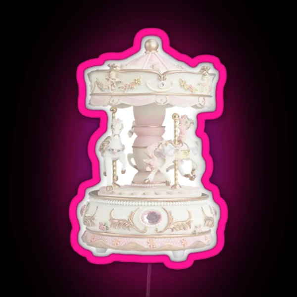 Coquette Carousel RGB Neon Sign