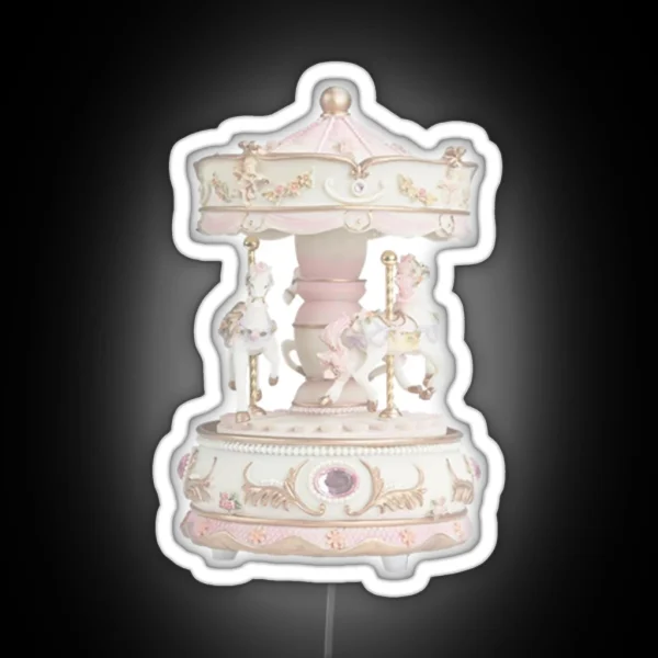 Coquette Carousel RGB Neon Sign