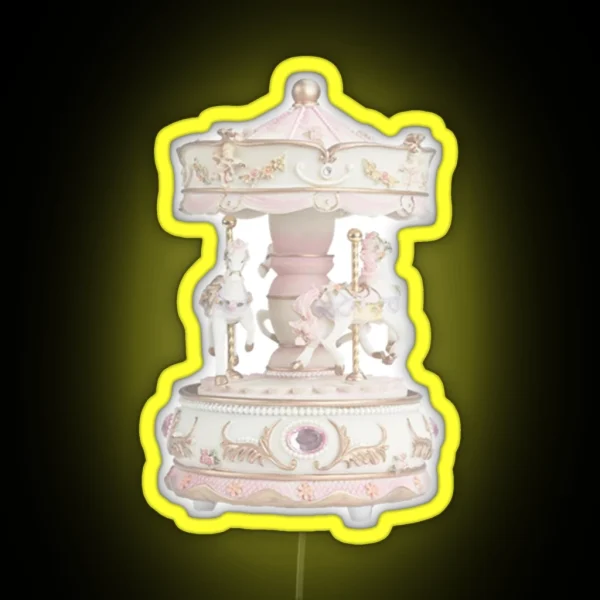 Coquette Carousel RGB Neon Sign