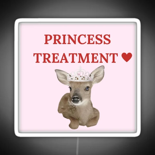 Coquette Deer Princess Treatment RGB Neon Sign