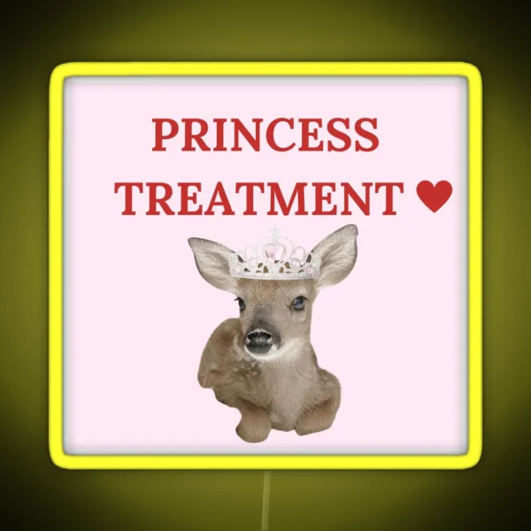 Coquette Deer Princess Treatment RGB Neon Sign
