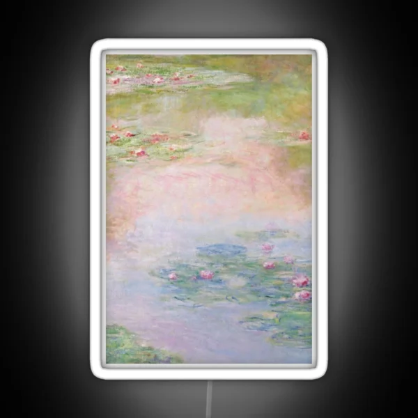 Coquette Floral Painting RGB Neon Sign