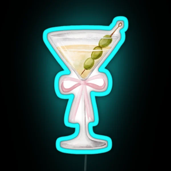 Coquette Martini RGB Neon Sign