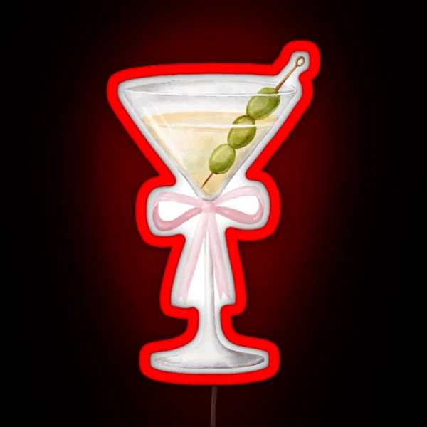 Coquette Martini RGB Neon Sign