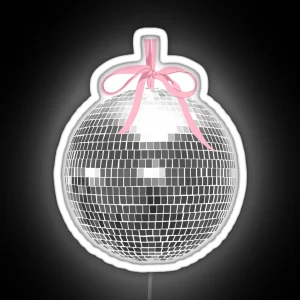 Coquette Mirrorball RGB Neon Sign