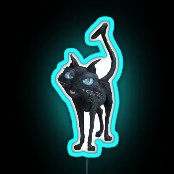 Coraline Cat RGB Neon Sign