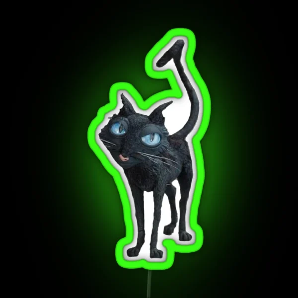 Coraline Cat RGB Neon Sign