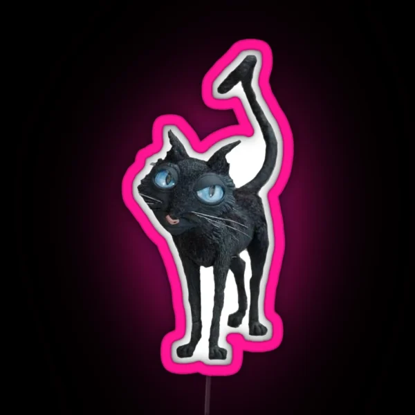 Coraline Cat RGB Neon Sign