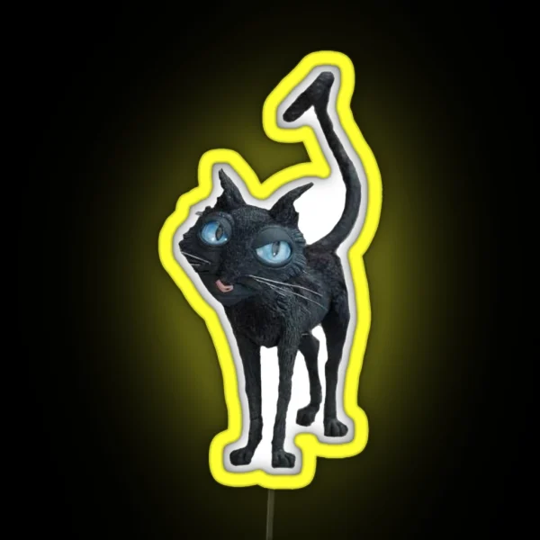 Coraline Cat RGB Neon Sign
