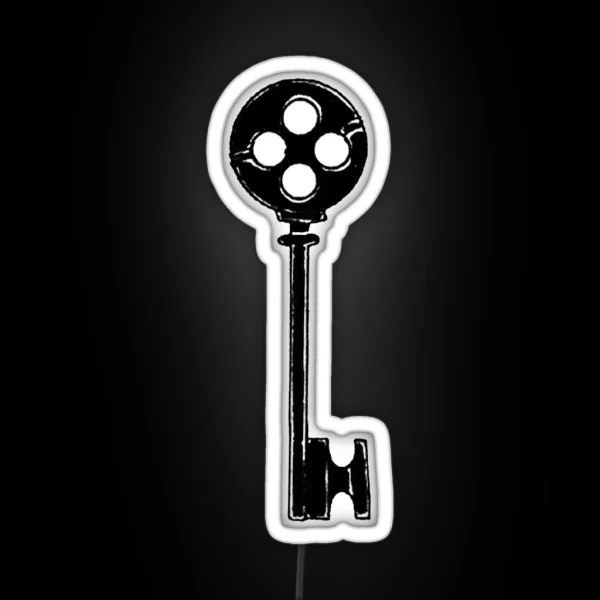 Coraline Inspired Key RGB Neon Sign