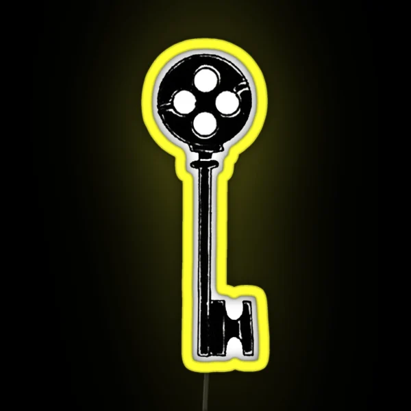 Coraline Inspired Key RGB Neon Sign