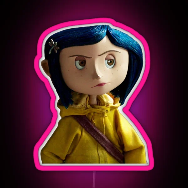 Coraline Jones RGB Neon Sign