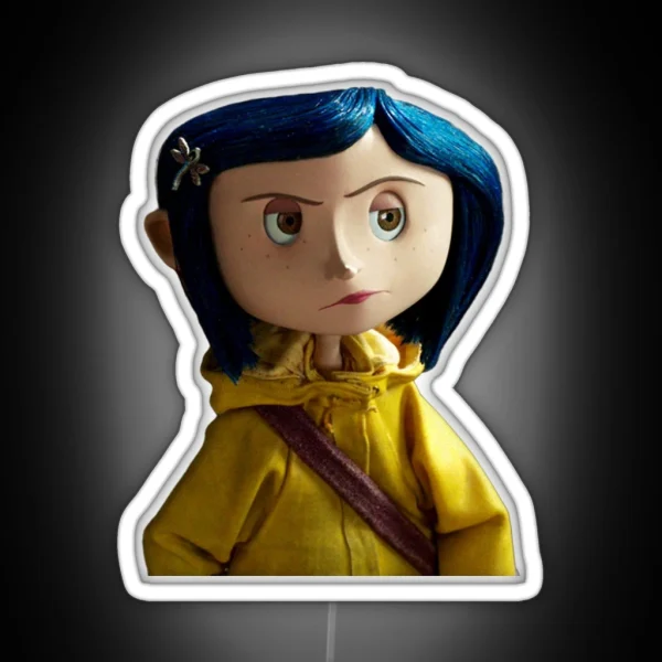Coraline Jones RGB Neon Sign