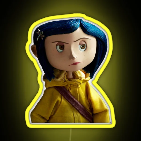 Coraline Jones RGB Neon Sign