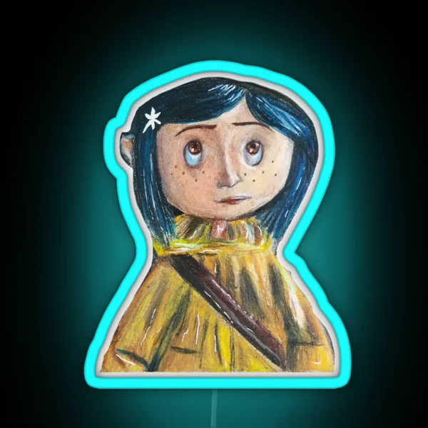 Coraline RGB Neon Sign