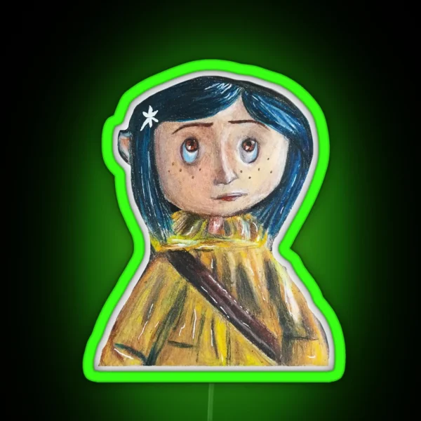 Coraline RGB Neon Sign