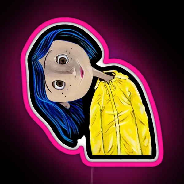 Coraline RGB Neon Sign