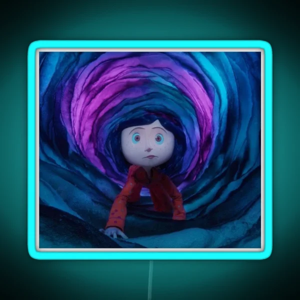 Coraline Tunnel RGB Neon Sign