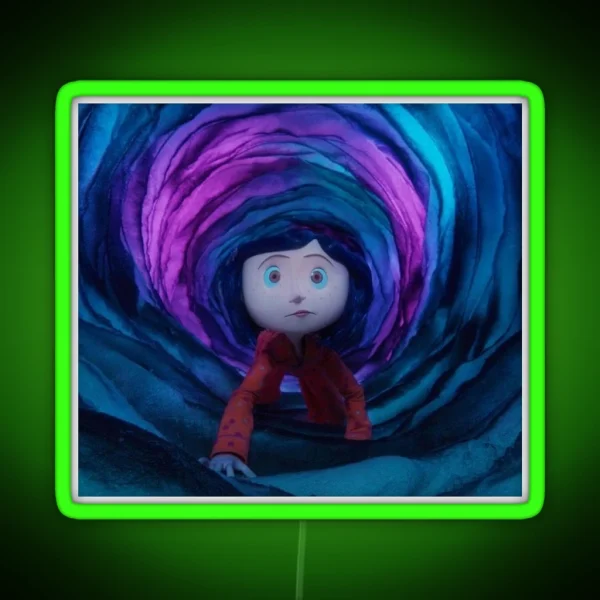 Coraline Tunnel RGB Neon Sign