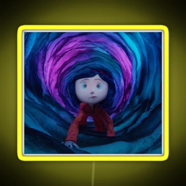 Coraline Tunnel RGB Neon Sign