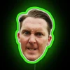 Unique Cork City Billy Murphy themed RGB neon wall art