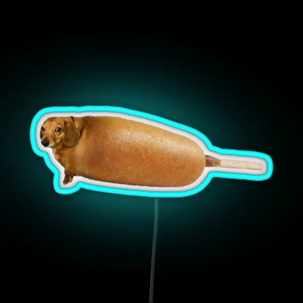 Corn Dog RGB Neon Sign