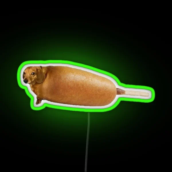 Corn Dog RGB Neon Sign